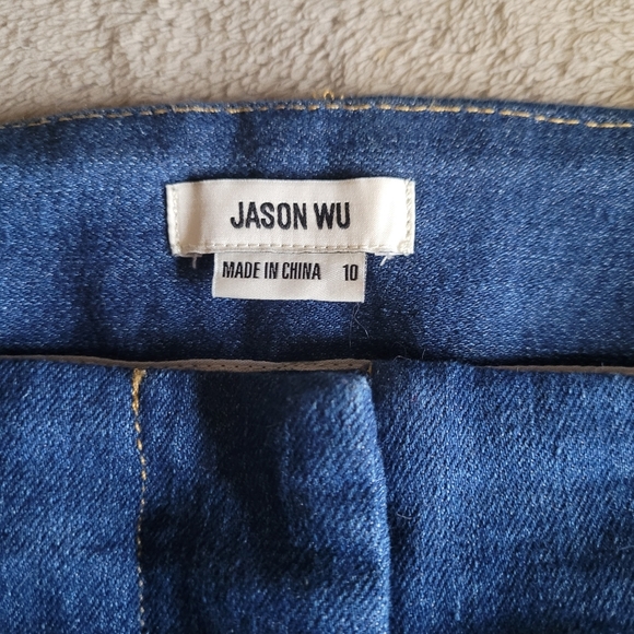 Jason Wu flare leg high rise jeans size 10 - Picture 12 of 13